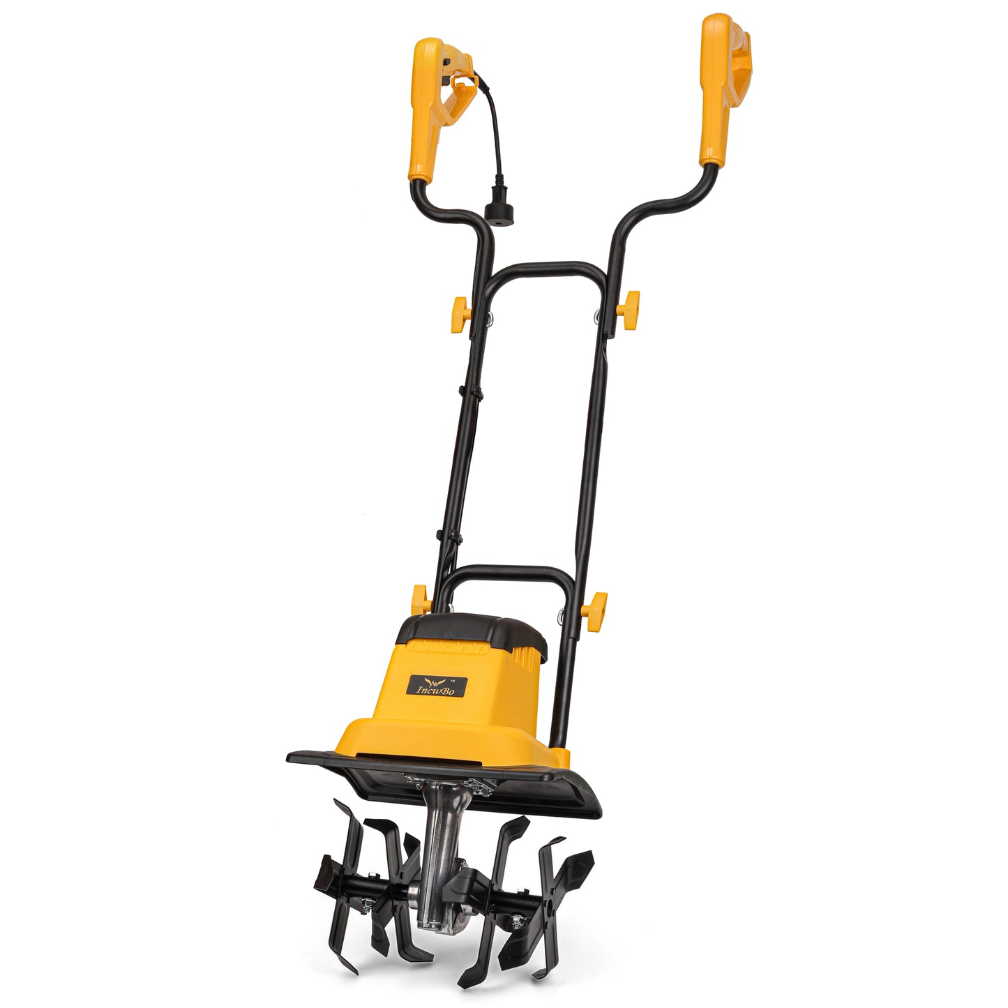 IncwBo 8.5AMP 12Inch Cord Tiller for Gardening Electric Garden Tiller 120 Vot Power